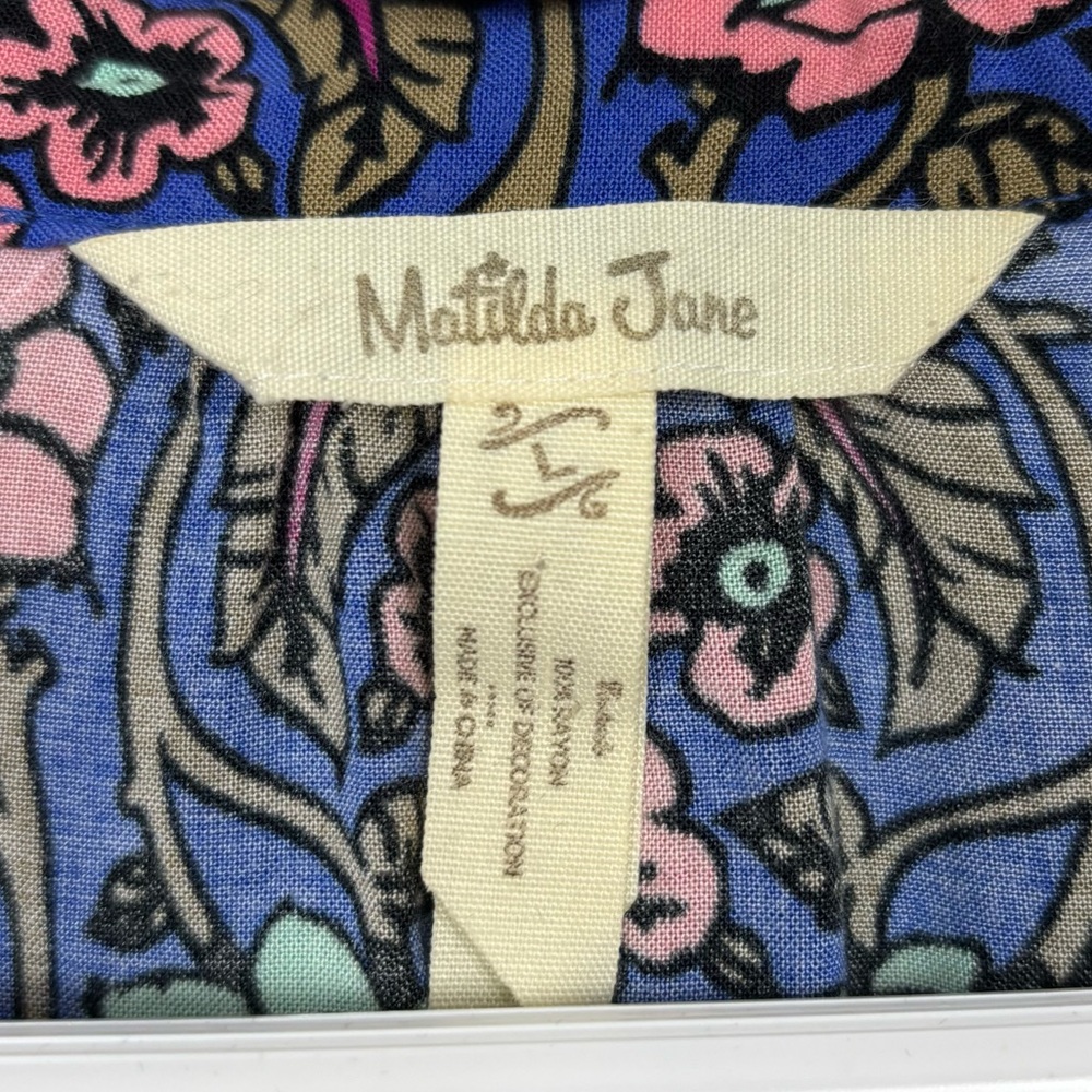 Matilda Jane Dress Large Thoughts and Dreams Floral Multi Colored Boho - Picture 9 of 10